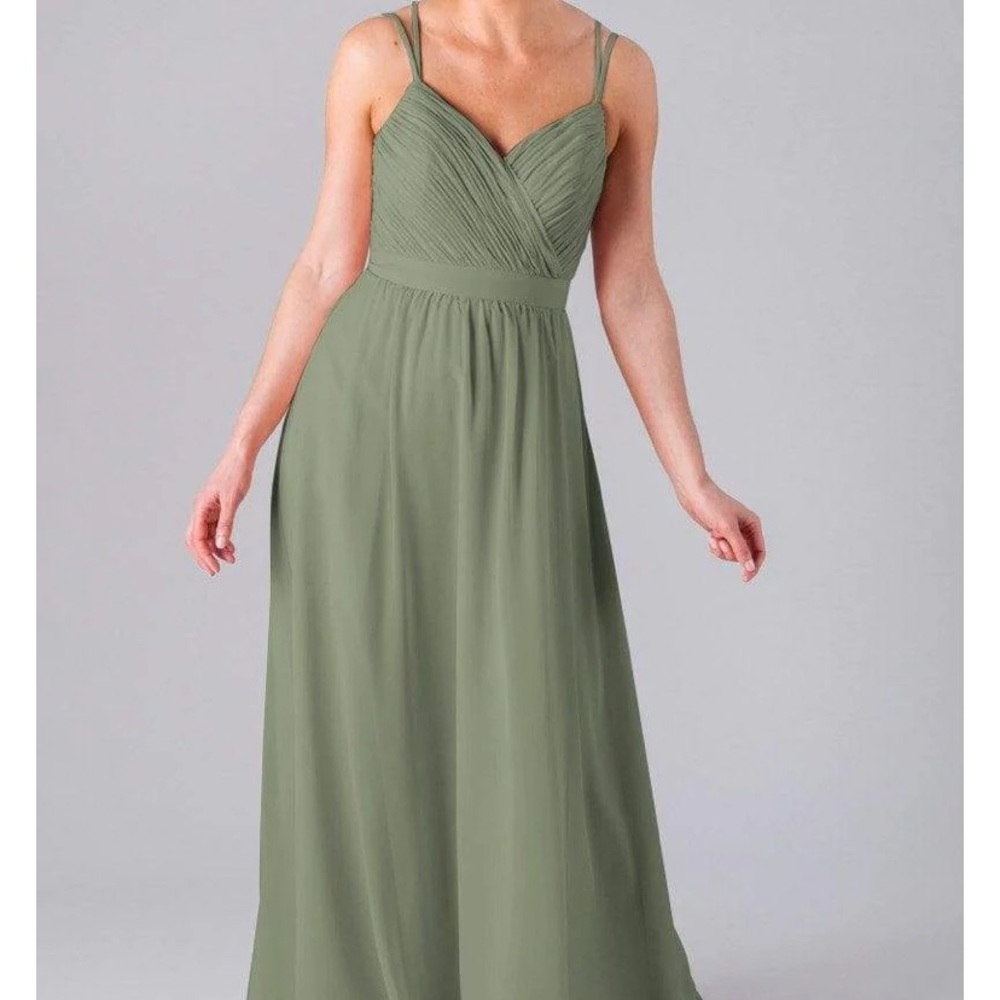Kennedy Blue Moss colored dress in Mackenzie Style